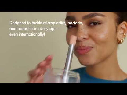 LifeStraw SIP Stainless Steel Filter Straw with Carry Case (3 Pack) - Stormy / Laguna / Midnight demo video