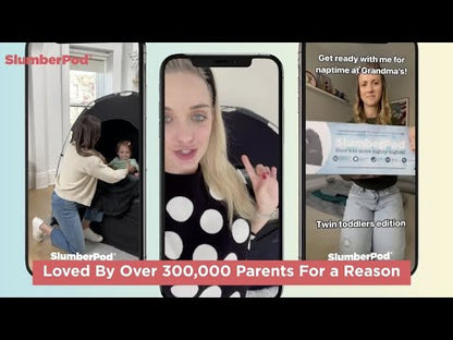 SlumberPod 3.0 Portable Baby and Toddler Privacy Sleep Pod - Black demo video