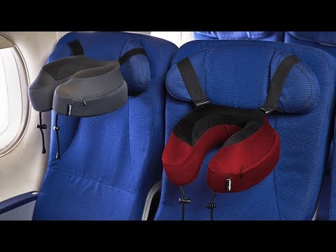 Cabeau Evolution S3 Memory Foam Pillow (Seat Strap System) - Black demo video