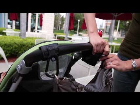 JL Childress Clip N Carry Stroller Hooks demo video