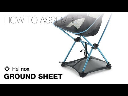 Helinox Ground Sheet - Black (For use with Chair One XL &  Savanna) demo video