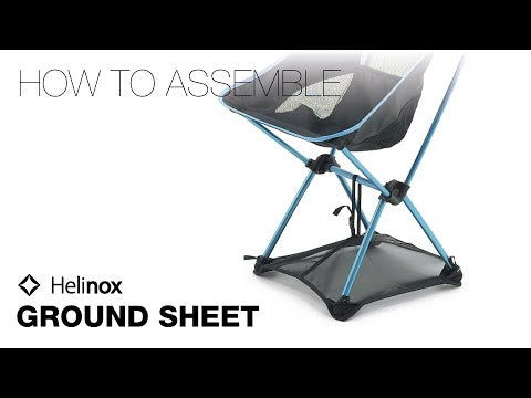 Helinox Ground Sheet - Black (For use with Chair One XL &  Savanna) demo video