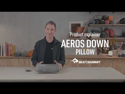 Sea to Summit Aeros Down Pillow (Large Size) - Grey demo video
