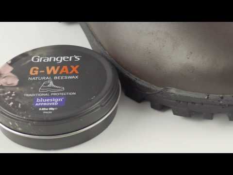 Granger's G-Wax For All Leather Footwear demo video
