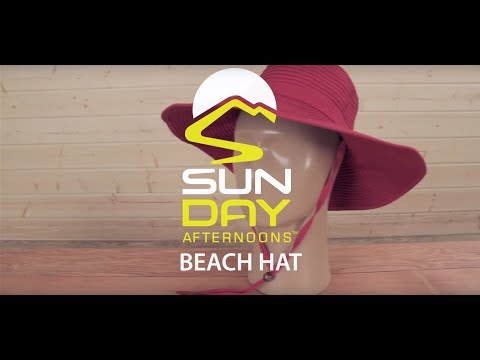 Sunday Afternoons Beach Hat - Blue Larkspur (Medium) demo video