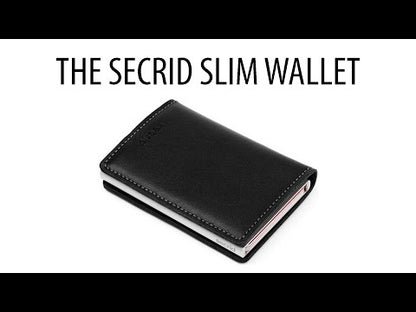 Secrid Slimwallet Compact RFID Wallet - Black demo video