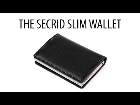 Secrid Slimwallet Compact RFID Wallet - Black demo video