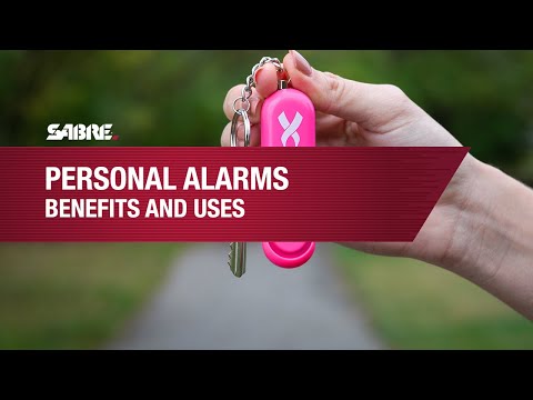 Sabre Personal Alarm - Black demo video