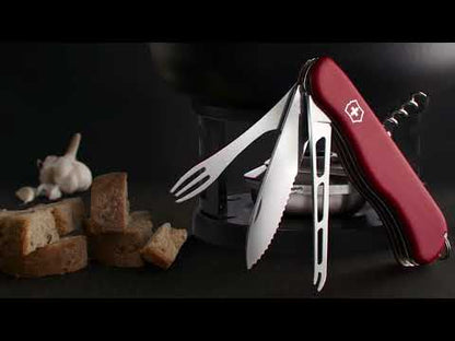 Victorinox Cheese Master Swiss Army Knife - Red demo video