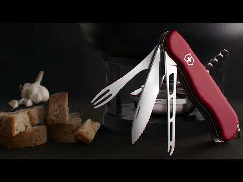 Victorinox Cheese Master Swiss Army Knife - Red demo video