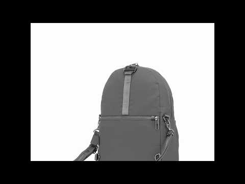 Pacsafe Citysafe CX Anti-Theft Convertible Backpack / Shoulder Bag - Black demo video