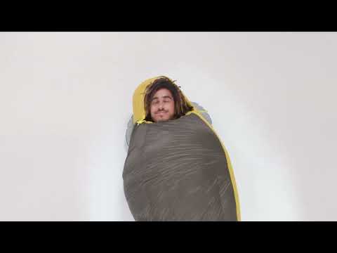 Sea to Summit Spark Women's 7°C / 45°F Ultra Dry Down Sleeping Bag (Long Mummy) - Grey / Yellow demo video