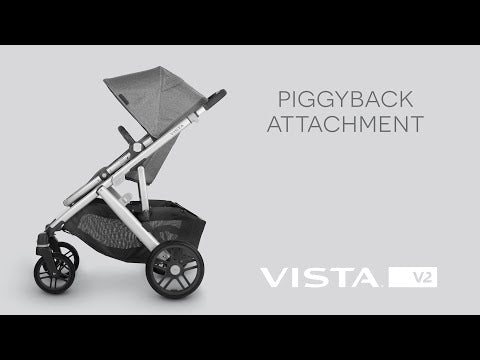 UPPAbaby PiggyBack Ride-Along Board for use with VISTA Strollers (VISTA 2015+ / VISTA V2 & V3) demo video