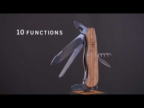 Victorinox Forester Swiss Army Knife - Wood demo video