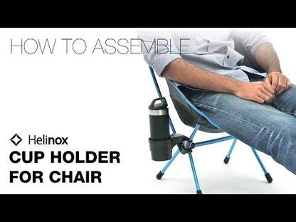 Helinox Cup Holder - Black (For use with Helinox Chairs) demo video