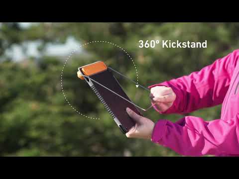 BioLite SolarPanel 10 Plus - Foldable 10W with Battery demo video