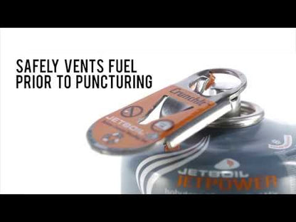 Jetboil CrunchIt - Puncture Tool for Fuel Canisters demo video