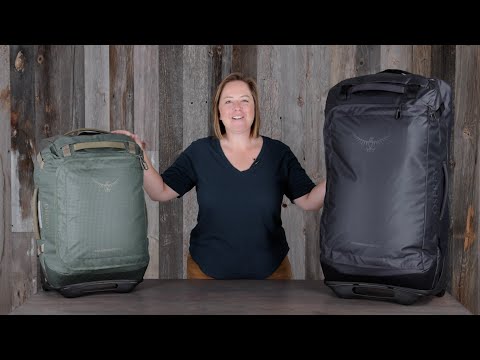 Osprey Transporter 40L wheeled Duffel Bag - Blue Flame demo video