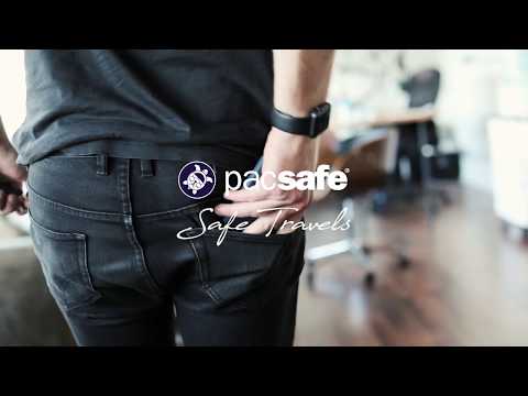 Pacsafe RFIDsafe - TEC Sleeve Wallet - Navy demo video