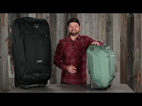 Osprey Sojourn Shuttle 130L Wheeled Duffel - Black demo video