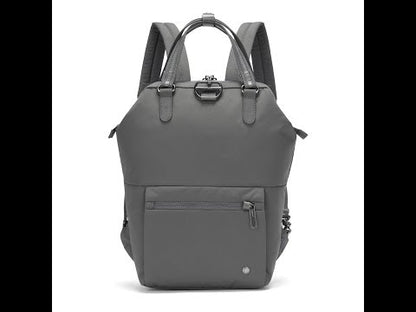 Pacsafe Citysafe CX Econyl Anti-Theft Mini Backpack product video