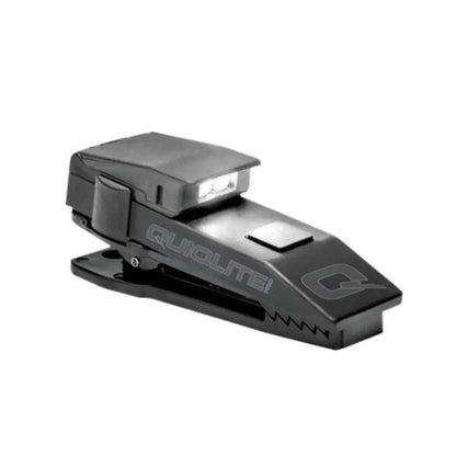 QuiqLitePro Hands-Free Pocket Concealable LED Flashlight Torch - White / White