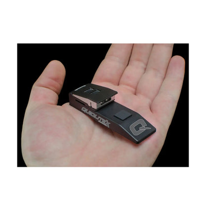 QuiqLiteX USB Rechargeable - Red and White LED Hands-Free Pocket Concealable Flashlight Torch