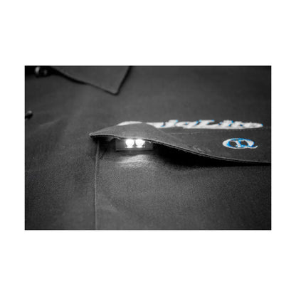 QuiqLiteX USB Rechargeable - Red and White LED Hands-Free Pocket Concealable Flashlight Torch