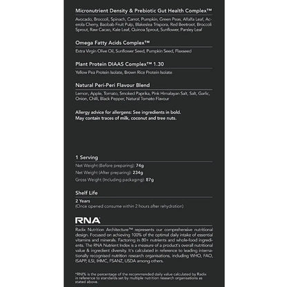 Radix Nutrition Keto Meal Peri-Peri (Plant Based) - 400 kcal
