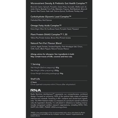 Radix Nutrition Original Meal Peri-Peri (Plant Based) - 400 kcal