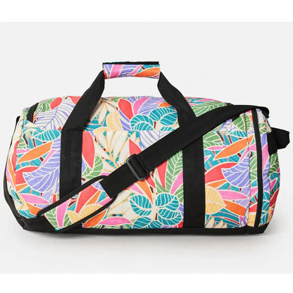 Rip Curl 60L Large Packable Duffle Bag - Floral Print (Dark Chocolate)