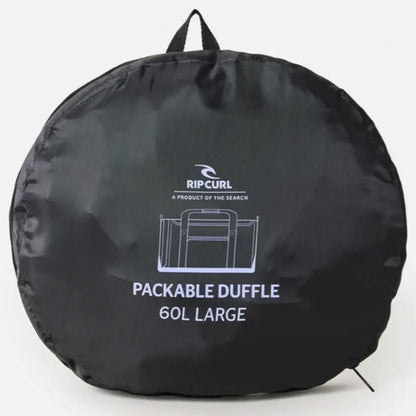 Rip Curl 60L Large Packable Duffle Bag - Floral Print (Dark Chocolate)
