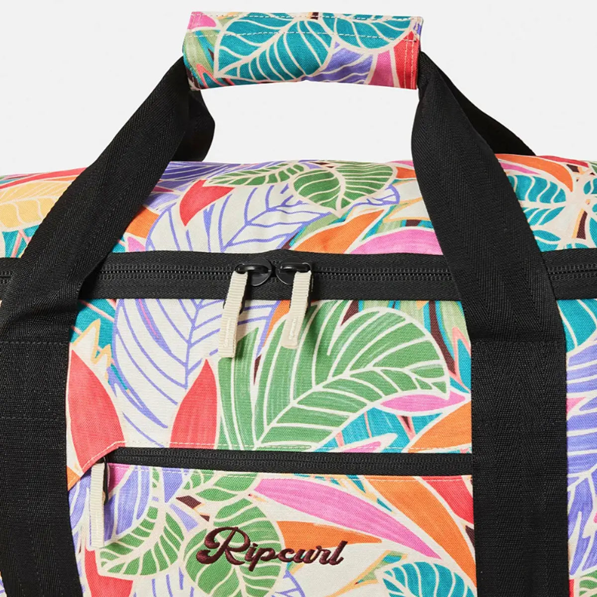 Rip Curl 60L Large Packable Duffle Bag - Floral Print (Dark Chocolate)