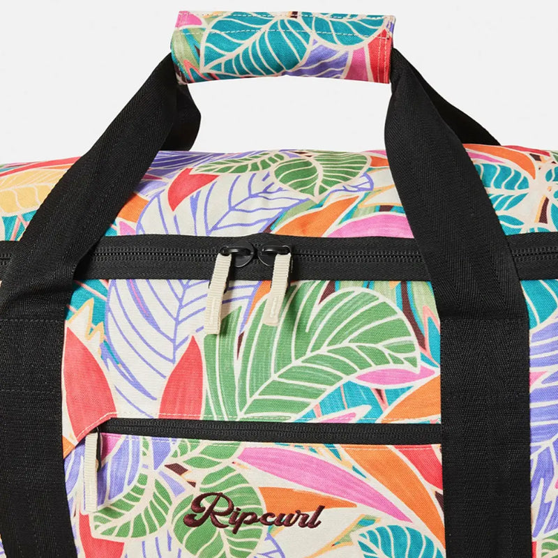 Rip Curl 60L Large Packable Duffle Bag - Floral Print (Dark Chocolate)