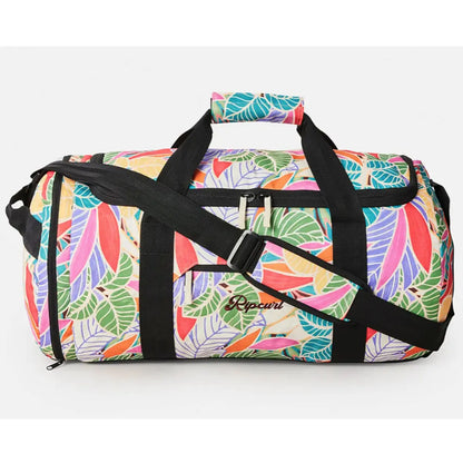 Rip Curl 60L Large Packable Duffle Bag - Floral Print (Dark Chocolate)