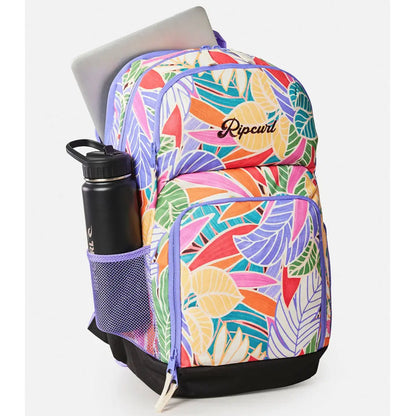 Rip Curl Chaser 15’’ Laptop Backpack 33L - Floral Print (Dark Chocolate)