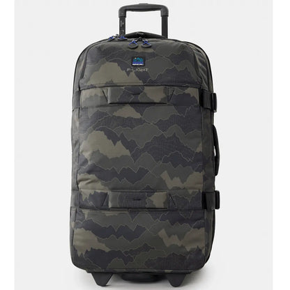 Rip Curl F-Light Global 100L Search Camo Wheeled Duffle - Black / Olive
