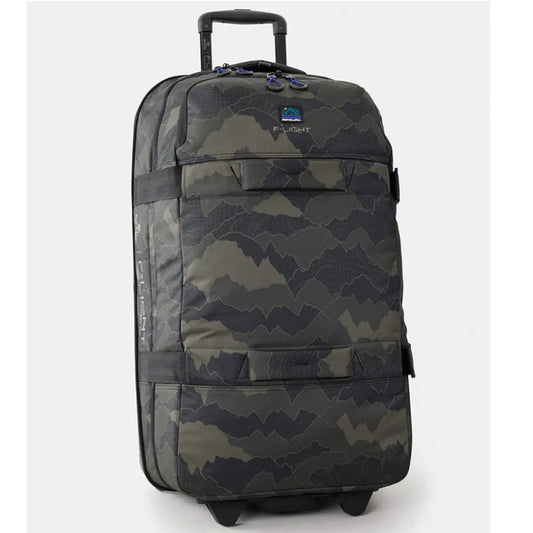 Rip Curl F-Light Global 100L Search Cam Wheeled Duffle - Black / Olive