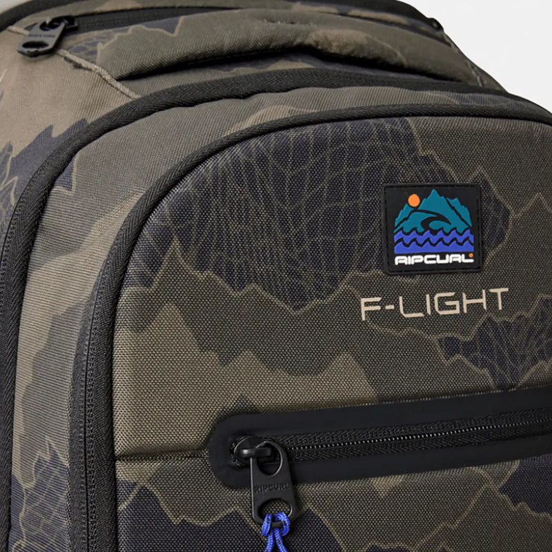 Rip Curl F-Light Posse 35L Search Camo Laptop Backpack- Black / Olive