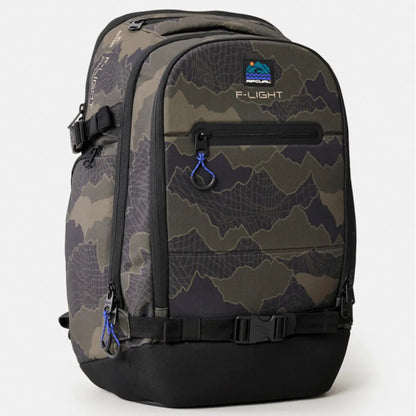Rip Curl F-Light Posse 35L Search Camo Laptop Backpack- Black / Olive