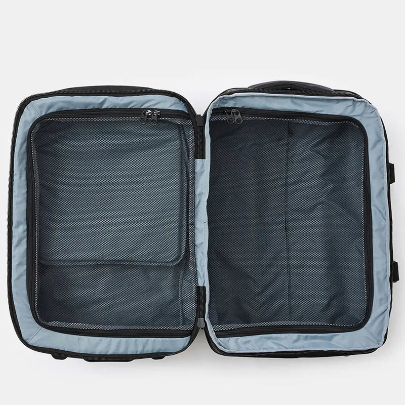 Rip Curl F-Light Transit 45L Icons Wheeled Duffle - Midnight Black