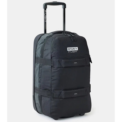 Rip Curl F-Light Transit 45L Icons Wheeled Duffle - Midnight Black