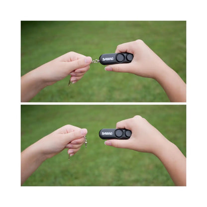 Push pin back in to stop sound and use again