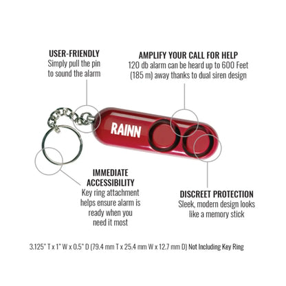 Sabre Personal Alarm - Red