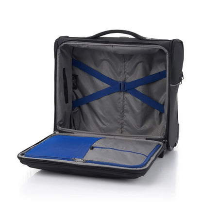 Cross ribbons to keep items in place