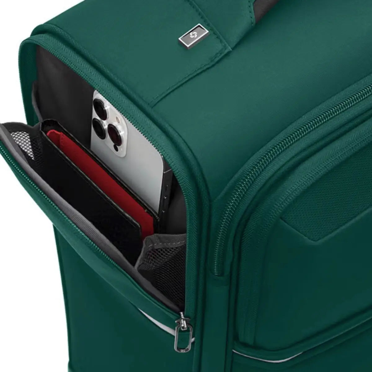Samsonite 73 Hours 55 cm 4 Wheel Cabin Spinner Suitcase - Emerald Green