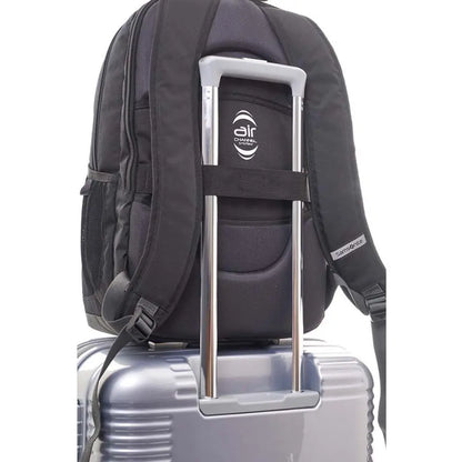 Smart Sleeve allowing you to stabilise your bag on top of the suitcase