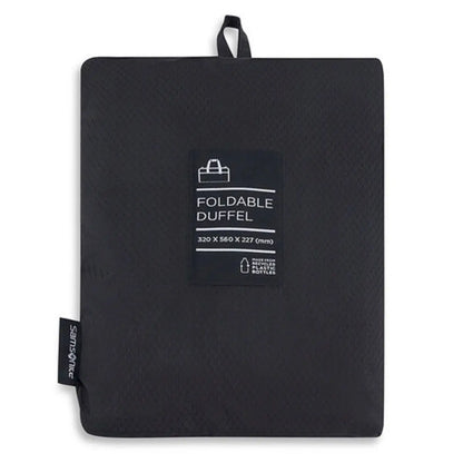 Folds away into built-in zipper pouch