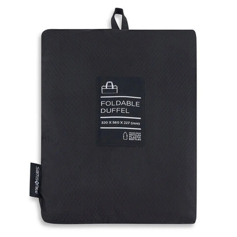 Folds away into built-in zipper pouch