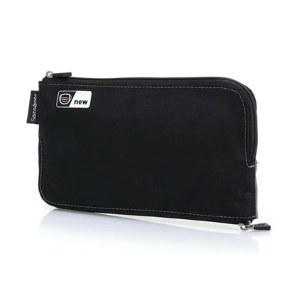 Samsonite Antimicrobial Zippered Mask Pouch - Black / Grey